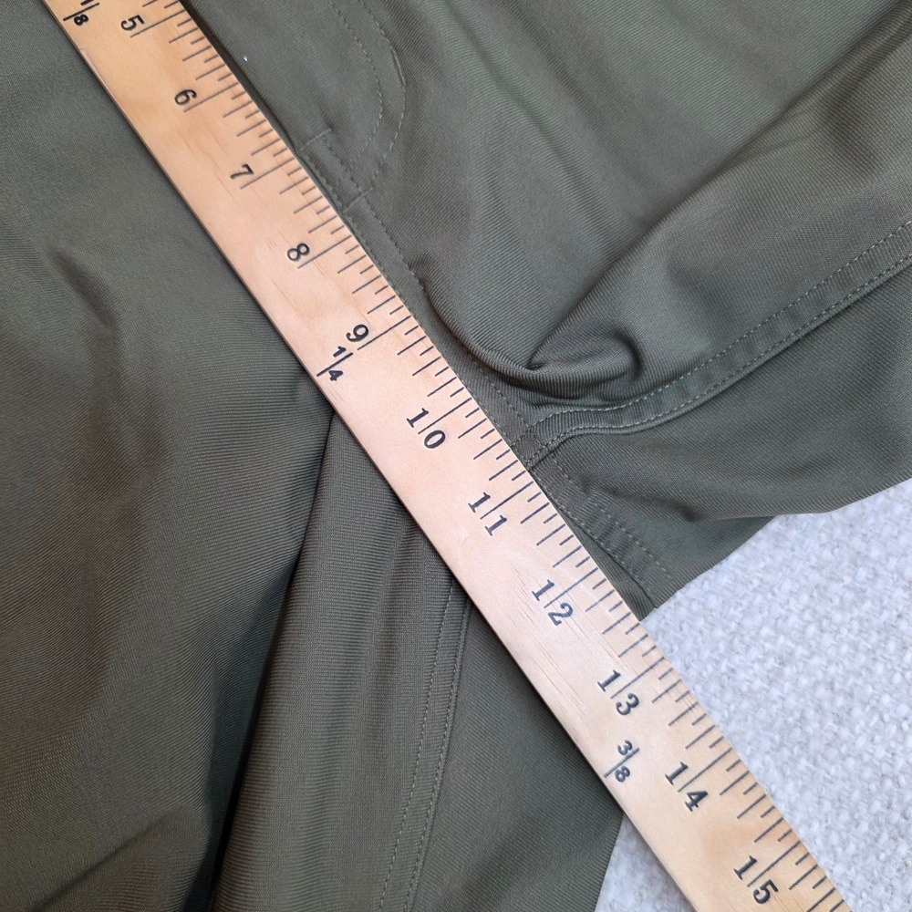 Under Armour Mens Olive Green Performance Chino Pants 32/32 Straight Leg Zipper - Picture 8 of 10
